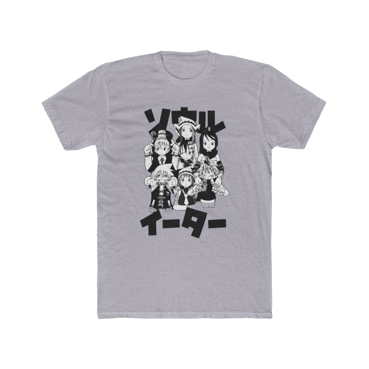 Anime Soul Eater T Shirt SoulEater Tops Tee Shirt Short Sleeve Costume - alternate angle 3, merchandise