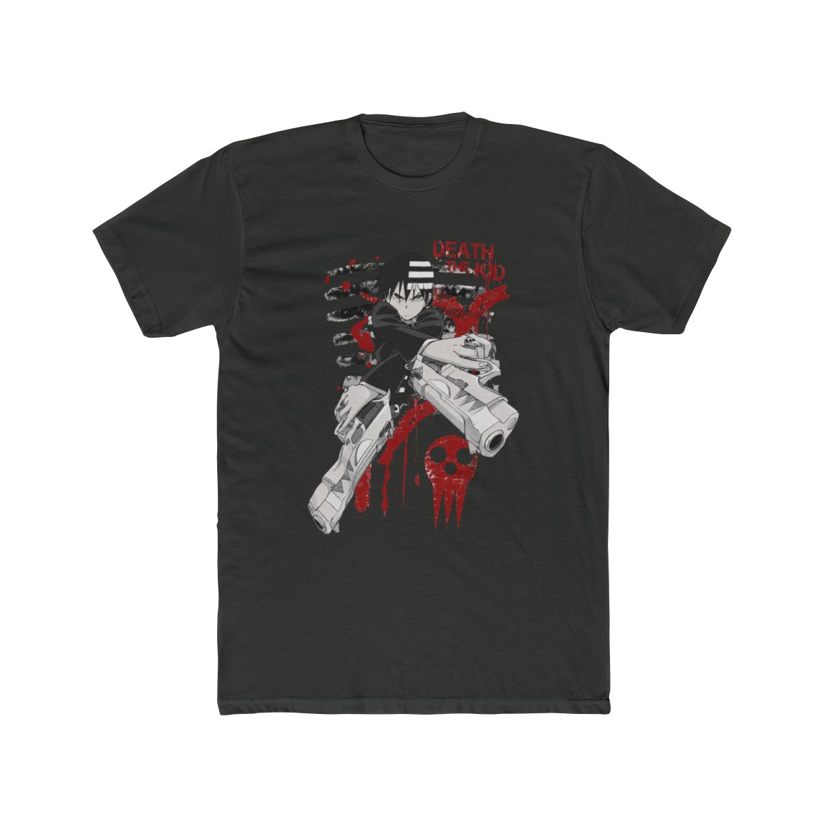 Soul Eater Death The Kid Striped T Shirt - alternate angle 5, merchandise