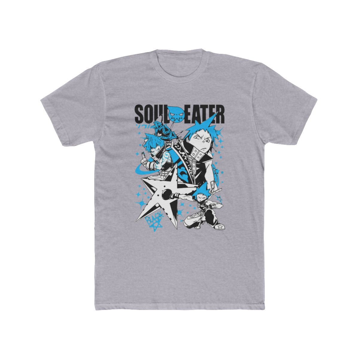 HUBGO Anime Soul Eater T Shirt, Maka Albarn, Death The Kid, Black Star, Short Sleeve Tee, Kids, Size: Small - alternate angle 3, merchandise