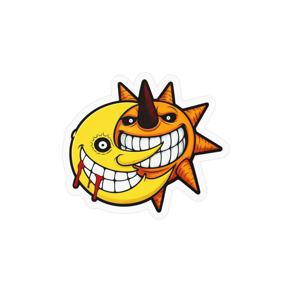 Soul Eater Sticker Vinyl Reflective Anime Decal Soul Eater car Decor Logo Vinyl JDM Car Decoration Anime Car Sticker Manga Decal Reflective Otaku Accessory (SUNMOON) - alternate angle 2, merchandise