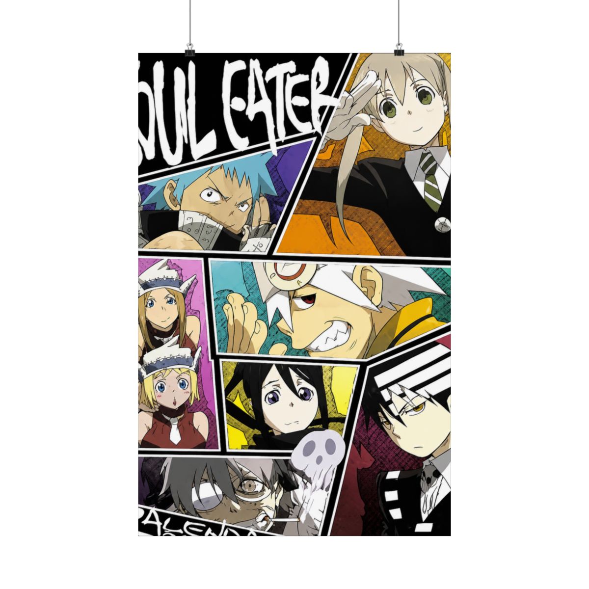 Soul Eater Anime Fabric Wall Scroll Poster (16" X 22") inches - alternate angle 4, merchandise