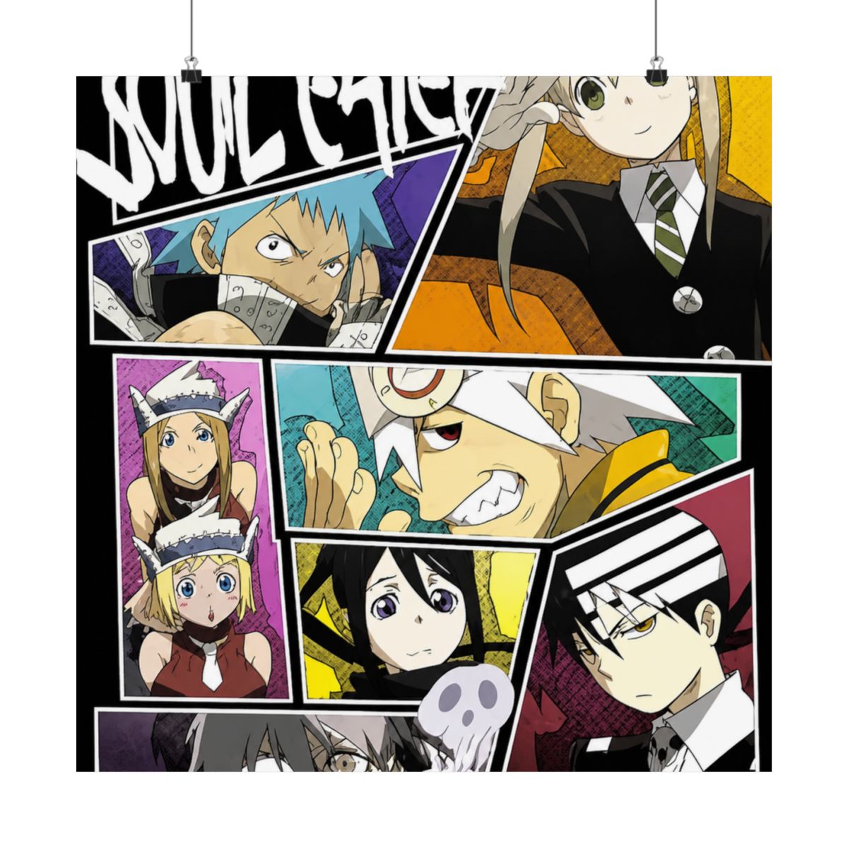 Soul Eater Anime Fabric Wall Scroll Poster (16" X 22") inches - alternate angle 5, merchandise